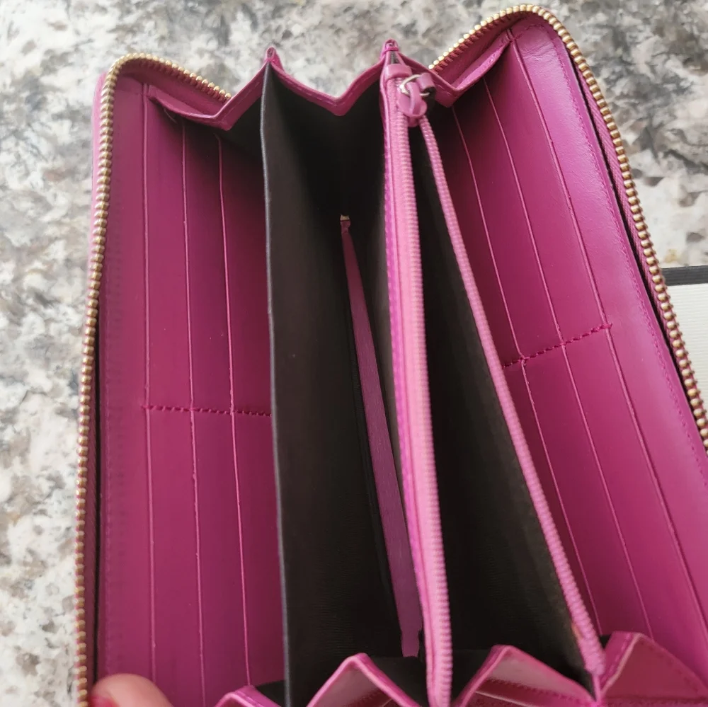 💖GUCCI Shima GG Guccissima Logo Leather Zippy Around Long Wallet  /N2464 - Picture 3 of 11